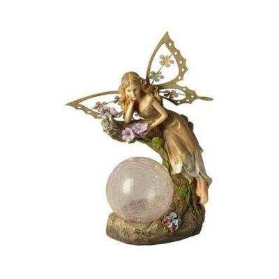 Garden Fairy with Globe LED