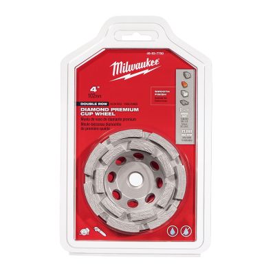 4" Diamond Cup Wheel Double Row