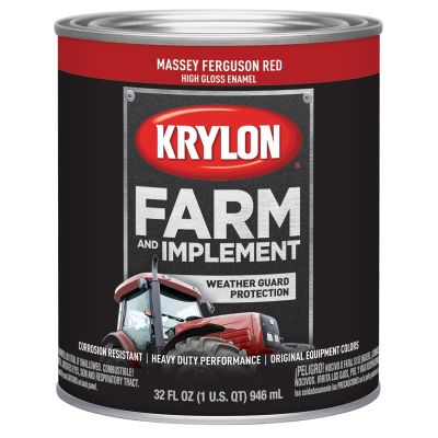 Krylon Farm/Implement; Massey Ferguson Red; 32 oz. Quart