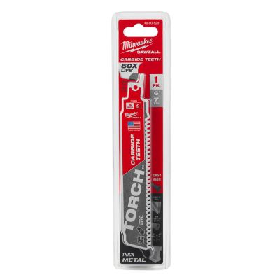 Milwaukee SAWZALL TORCH 7 TPI 6" Carbide Blades - 1PK
