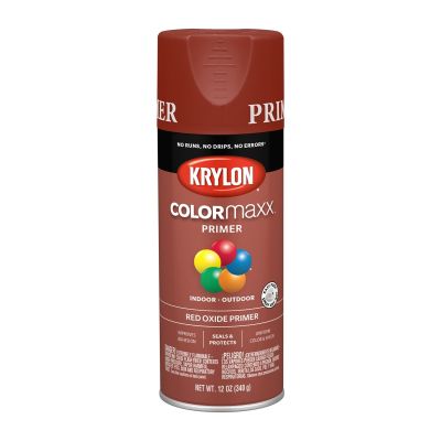 Krylon COLORmaxx Paint + Primer, Red Oxide Primer