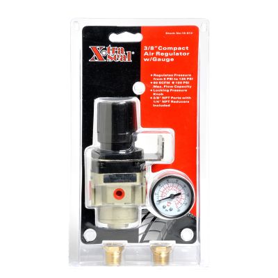 REGULATOR,COMPACT 3/8" NPT W/GAUGE