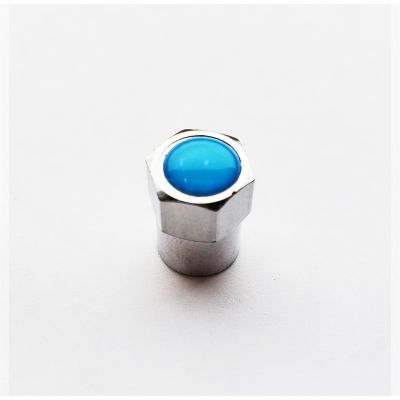 TPMS Valve Cap Copper - Blue 4pk