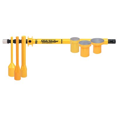 Heavy Equipment 9 lb. Slide Sledge Slide Hammer Kit with 6 Pin Drivers