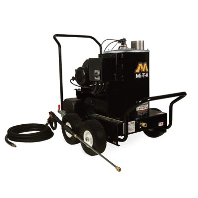 HSE Series Hot Water Pressure Washer, Electric Direct Drive, 1.5 HP Motor, 120V, 15A, 1000 PSI