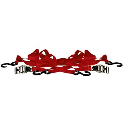 2pc 1"x15' Ratcheting Tie Down