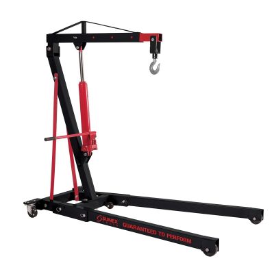 2 Ton Folding Engine Crane w/ Dual Pu