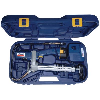 12 Volt DC Cordless PowerLuber Grease Gun with Case and Charger