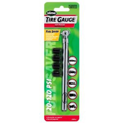 Pencil Tire Gauge, 20 to 120 PSI, with Caps, Carded
