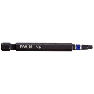 Irwin Tools Impact Performance Series Square Recess Power Bit #2, 3 in.