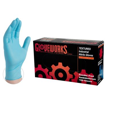 Gloveworks Nitrile Powder Free Gloves XXL
