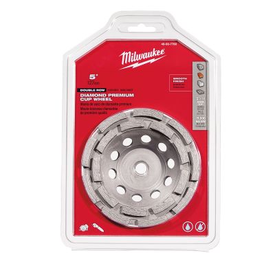 5" Diamond Cup Wheel Double Row