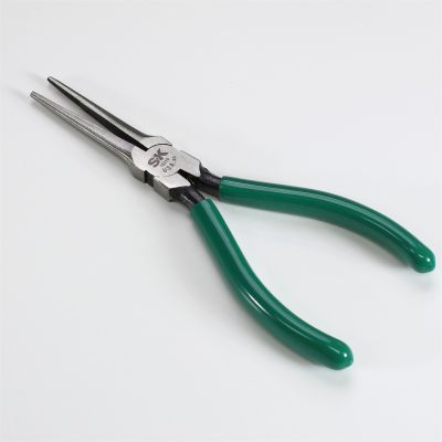 Needlenose Pliers w/ Spring Loaded Handles, 6-1/2"