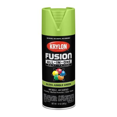 Krylon Fusion All-In-One Paint + Primer, Gloss Jungle Green