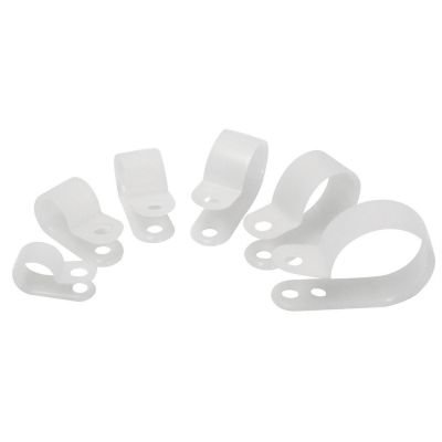 16 Piece 1/8" thru 1" I.D. Natural Nylon Clamps Assort