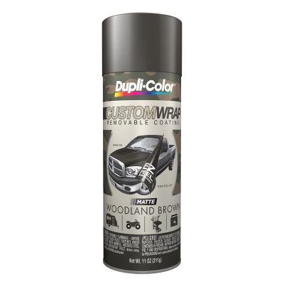 Custom Wrap, Camouflage; Woodland Brown