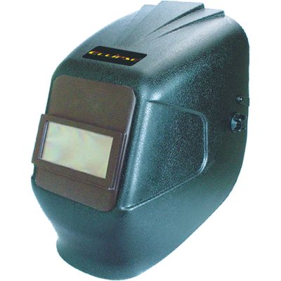 Eclipse, Fixed Front Helmet, 2" x 4-1/4" Black