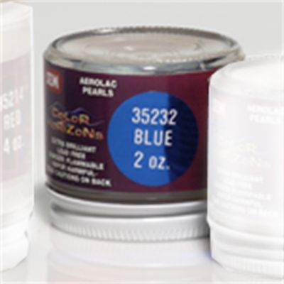 Custom Finish Paste Pearls, Blue 2-Tone