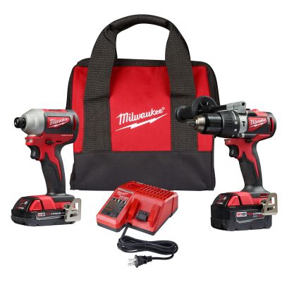 Milwaukee M18 Brushless Hammer Drill/Impact Driver 2-Tool Combo Kit