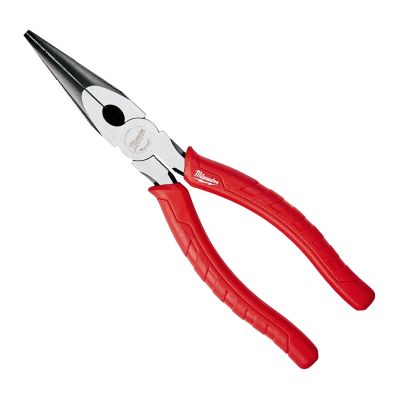 Milwaukee 8 in. Comfort Grip Long Nose Pliers
