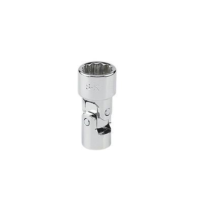 14mm 1/4" Drive 12-Point Metric Flex Chrome Socket