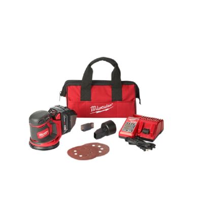 Milwaukee M18 Random Orbit Sander w/ (1) REDLITHIUM XC Battery Kit