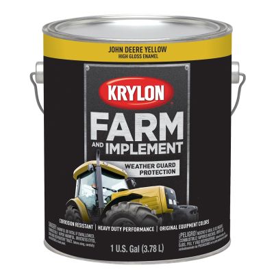 Krylon Farm/Implement; John Deere Yellow; 128 oz. Gallon
