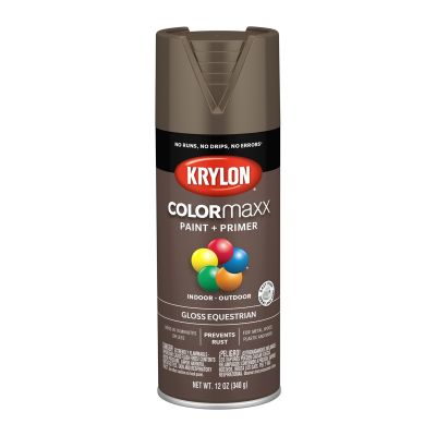 Krylon COLORmaxx Paint + Primer, Gloss Equestrian