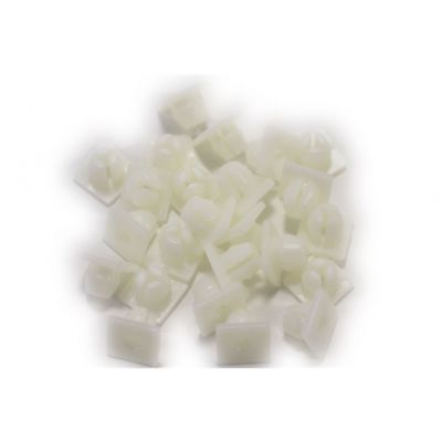 Natural Nylon Universal Headlamp Bezel Nut, 8 or 10 Screw Size (25/Bag)