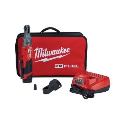 M12 FUEL 1/4" Cordless Ratchet Auto w/ (1) Battery Kit