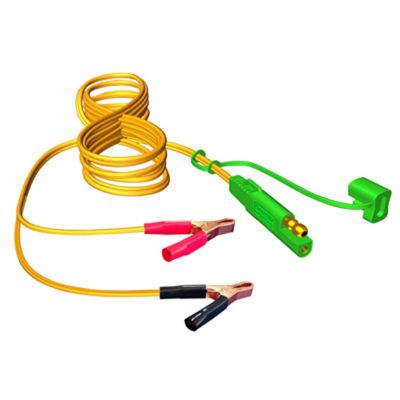 Battery Alligator Clip on Cable, 6'