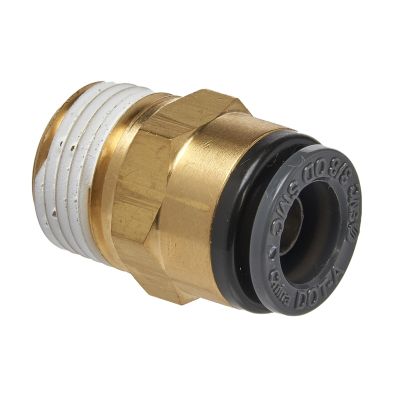 Straight Male Connector 3/8 IN Tube X 3/8 IN NPT (2)