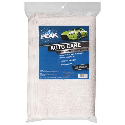 Peak Auto Care Terry Towels (Pack of 12)