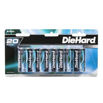 Batteries 20 Pack Diehard AA Alkaline