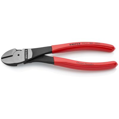 High Leverage Angled Diagonal Cutters, 7-1/4"