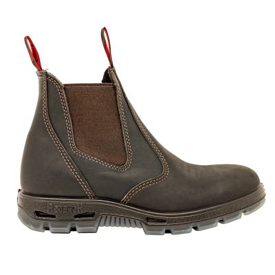 Redback Boots Boot Bonsall-Claret Brown Slip-On, Size 4UK