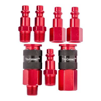 1/4" Red Coupler Kit 7pc