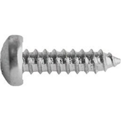 Philips Pan Head Sheet Metal Screw Bright Zinc, Screw size: 8 x 1", Quantity: 10