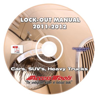 Car Opening Tools Manual On CD-ROM