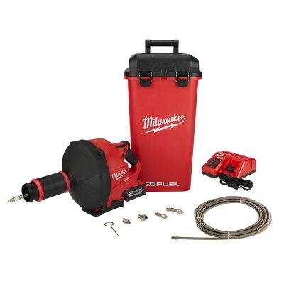 Milwaukee M18 Drain Snake Kit w/ CABLE DRIVE Kit
