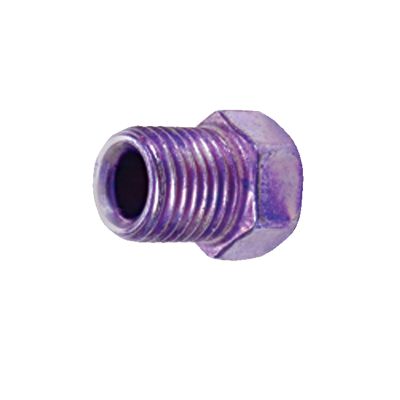 3/8"-24 Inverted Flare Nut, 7/16" Wrench, 100 pack