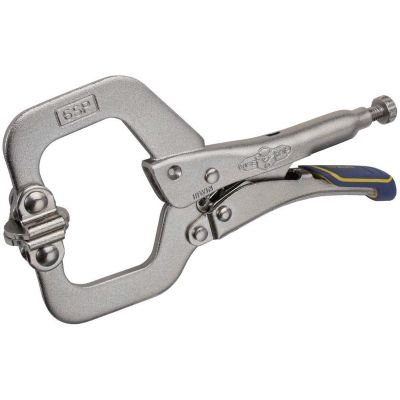IRWIN VISE-GRIP Welding Pliers, Fast Release, C-Clamp Locking with Swivel Pads, 6-Inch (IRHT82587)