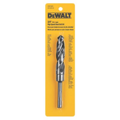 DeWalt 3/4 in. Black Oxide Drill Bit w/ 3/8 in. Reduced Shank