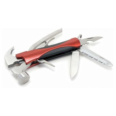 Titan Tools Multi-Function 13-in-1 Tool, Multi-tool, Red