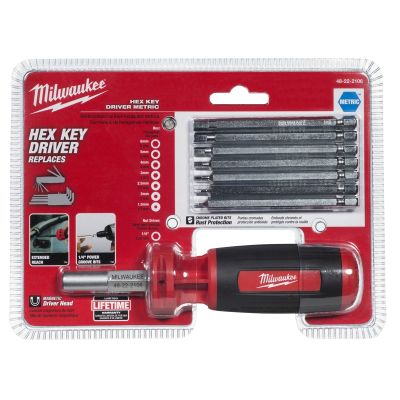 Milwaukee 10-in-1 Metric HEX Key Driver w/ Bits