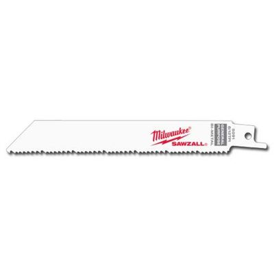 Milwaukee 6 in. 8/12 TPI SAWZALL Blades (50 Pk)