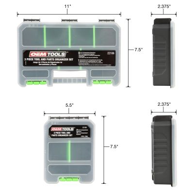 OEMTOOLS 3-Piece Organizer Set
