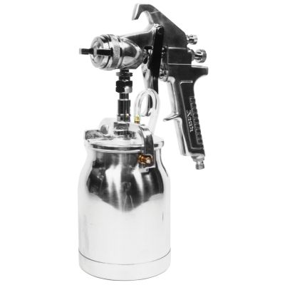 Spray Gun w/Cup-Silver -1.7M