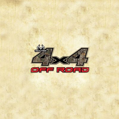 4X4 Off Road Contour-Cut Decal in RT Xtra CAMO