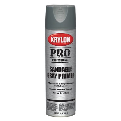 Krylon Professional Sandable Primer; Gray; 15 oz. Aerosol